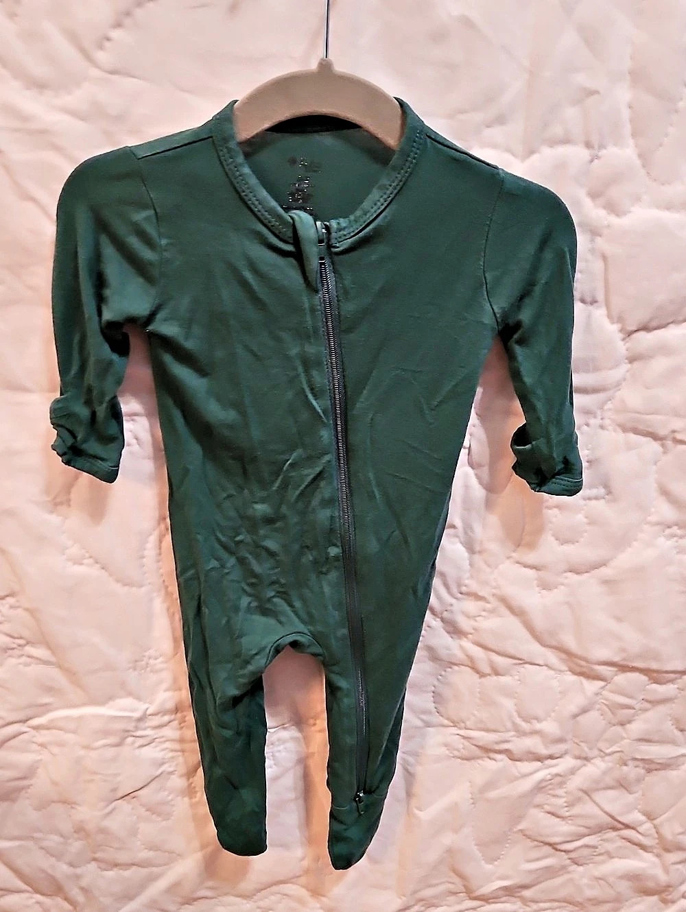 Kyte BABY Zippered Footie Green